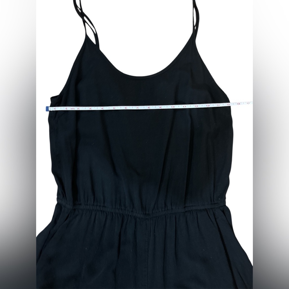 Black Sleeveless Cotton Romper Basic Perfect Trav… - image 8